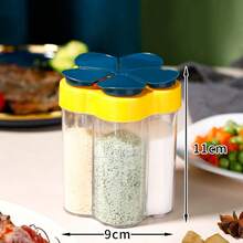 5-In-1 Portable Spice Container, For Home Kitchen, Kitchen Storage, Outdoor Camping Seasoning Storage - Multicolor - View 16