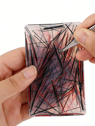 Almohadilla para tirar del cabello con pinzas | Adecuado para ansiedad, TDAH, tricotilomanía, colores mixtos, alivio del estrés, estrés elástico, se puede usar como relleno de Gacha, juguetes sensoriales para las manos, alivio de la inquietud y la ansiedad, adecuado para alivio del estrés de la oficina diaria y regalos de cumpleaños, mejor regalo para familiares y amigos