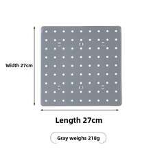 1pc/2pcs/4pcs/5pcs Wall Mounted Pegboard Storage Rack, Easy Installation, Thickened Wall-Mounted Design, Perfect Space Utilization Solution For Bathroom, Kitchen, Living Room, Office, No Drilling Required, Multi-Functional Organizer For Home, Kitchen, Bathroom, Dorm Room - Multicolor - View 8