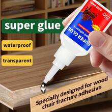 1/2/3支装木工胶，适用于实木、木饰面、木制家具维修，多用途木工胶 - 木材膠水 - 查看 9