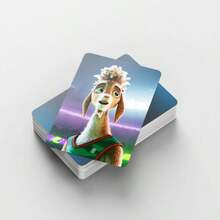 Tarjetas fotográficas láser de la película GOAT, álbum de colección de fans de impresión HD a doble cara, multifuncional y práctico, retratos de alta definición Tarjetas coleccionables LOMO, se pueden coleccionar o decorar, un regalo pensado para fans y amigos - Multicolor - Ver 9