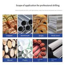 50件套钻头套装，麻花钻头，尺寸0.5-3毫米，包含50个微型钻头，高速钛涂层钢，圆柄麻花钻，适用于在金属、木材和塑料上进行精密钻孔，圣诞礼物，实用工具 - 均碼 - 查看 11