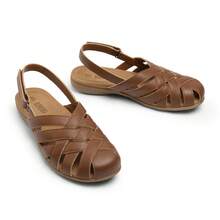 Rihero Closed Toe Sandals Women Comfortable Arch Support Fisherman Walking Sandals With Adjustable Strap Crafted From Quality, Durable Material That Resists Daily Wear While Keeping A Smooth, Polished Finish. Ideal For Pairing With Pants, Shorts, And Dresses - 棕色 - 查看 8