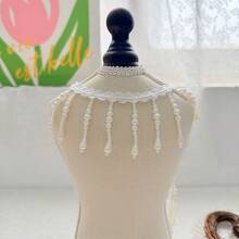 Mặt dây chuyền tua rua ngọc trai giả thủ công DIY Phụ kiện trang trí ren quần áo, Thích hợp cho dây chuyền mặt dây chuyền, Cổ áo, Phụ kiện váy cưới, Vật liệu may mặc, Mũ đội đầu, Giày dép Vật liệu DIY - Nhiều màu - Xem 4