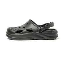 BRASILERAS - Zueco clog para hombre y mujer - Cloppy - Suela Antideslizante - Talla 36 al 45 EU - Negro - Ver 5