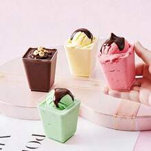 15pcs/50pcs 2oz/4oz Transparent Dessert Cups, Suitable For Desserts, Appetizers, Ice Cream, Ideal For Holiday Parties, Weddings, Home Decor, Festive Gatherings - Multicolor - View 9