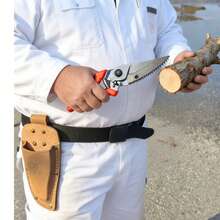 Premium PU Leather Pruner Belt Pouch - Water-Resistant Waist Holder Compatible With Felco Bypass & Anvil Pruners, Suitable For Various Occasions - Tool Kit - View 6