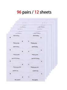 64件专业眼线和眼影模板套装，采用无纺布制成，包含4种款式，32对化妆贴纸分布在4张纸上，涵盖4种不同的眼线和眉毛模板设计：西式眼线、眉形模板、猫眼眼线指南、狐狸眼妆模板和其他眼线工具。 - 彩色 - 查看 9