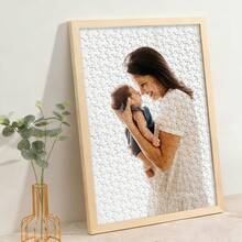 1pc Customized Wooden Puzzle, Personalized Wooden Puzzle For Room Decor/Decoration, With Wooden Frame Or Puzzle Only, Suitable For Father's Day/Birthday/Wedding, Customizable Large Size Wooden Puzzle For Birthday Decoration/Home Decor - Multicolor - View 6