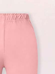 Conjunto de camiseta e shorts para meninas, roupa casual juvenil, estilo moderno e personalizado, ideal para escola, férias e uso diário, conjunto perfeito para primavera/verão. - Rosa - Ver 7
