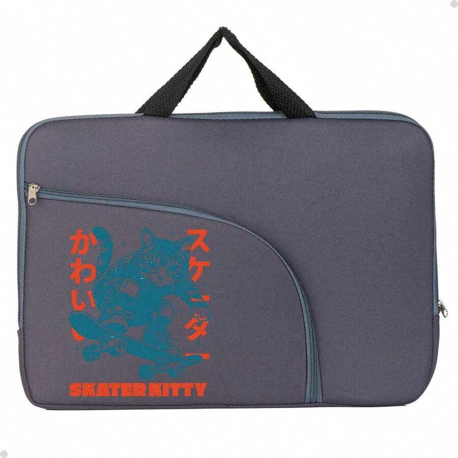 Maletas Para Notebook Portátil Elegante Faculdade Alta Qualidade - Cinza - Visão 1