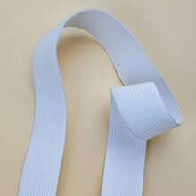Knit Elastic Band For Sewing 1 Inch Wide 5 Yard Spool White Stretch Waistband Fabric - 1 - View 4