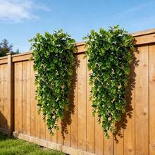5/3/1pc Artificial Green Vine Plants - Plastic Hanging Greenery, UV Resistant, Outdoor Artificial Plants, Durable Artificial Flowers, Patio, Wedding Decor, Suitable For Indoor And Outdoor, Living Room, Kitchen, Bedroom Wall Home Decor, Yard Beautification, Garden Decoration - Multicolor - View 4