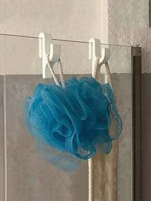 3 pezzi/2 pezzi/1 pezzo Ganci per porte in vetro senza cornice, adatti per porte in vetro senza cornice da 8 mm o più sottili, ganci per bagno, possono essere utilizzati per appendere accappatoi, pigiami, asciugamani, vestiti e accessori da bagno - Facile installazione senza foratura, possono essere utilizzati come portasciugamani, ganci per accappatoi, portasciugamani, design minimalista - Multicolore - Visualizzare 6