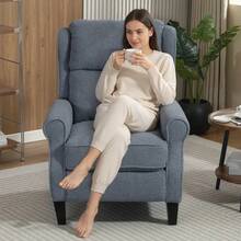Recliner Armchair With Extended Leg Rest - Grey - Grey - View 10