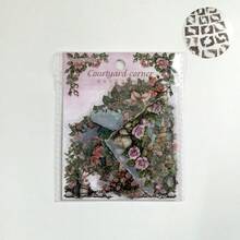 30pcs/Pack Floral Corner Stickers, Suitable For Decorating Frames, Scrapbooks, Photo Albums & Diary Borders, Self-Adhesive,School Supplies,Back To School - Multicolor - View 24