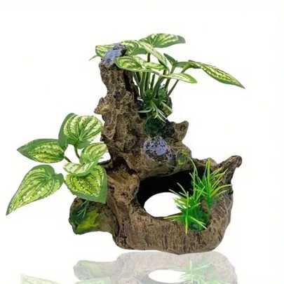 Vibrant Artificial Aquarium Plants - Durable Plastic & Resin Aquarium Decor, Realistic Underwater Plants For Freshwater & Saltwater Tanks