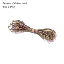 72 Nylon Segment Dyed Jade Thread Gradient Woven Bracelet Rope DIY Pendant Red Rope Chinese Knot Bead Accessory Thread - Multicolor - View 6