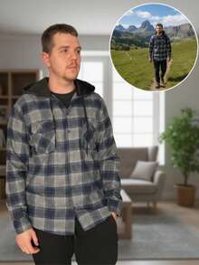 Men Jackets & Coats - Grey - View 5