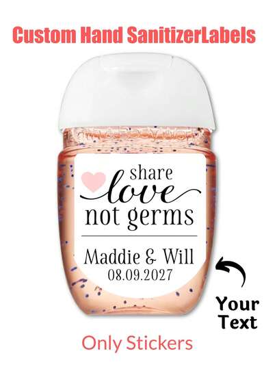 1/3/5 Rótulos Personalizados de Álcool em Gel, Etiquetas de Papel Personalizadas, Presentes Novos e Divertidos, Aniversários, Adesivos Essenciais para Banheiro, Aniversários, Rótulos Personalizados de Álcool em Gel, Presentes Personalizados de Aniversário para Marido/Esposa, Rótulos Personalizados de Garrafa de Jornal de Casamento 1st Aniversário, Presente para Namorado ou Namorada