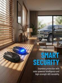 GLANBERT Solar Powered Wireless LED Ceiling Light, Anti-Collision Warning Light, IP67 Waterproof Vehicle Accessories - Solar Lights - View 12