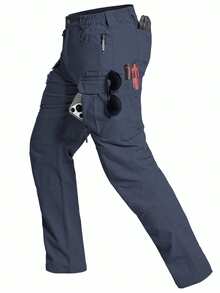 ReFire Gear Men's Lightweight Flex Cargo Pants Cotton Stretch Tactical Work Pants Outdoor Hiking Pants With 15 Pockets - Màu xanh hải quân - Xem 12