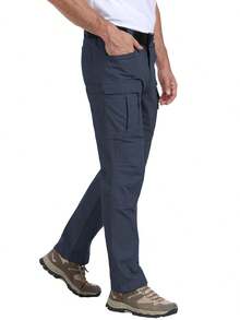 ReFire Gear Men's Lightweight Flex Cargo Pants Cotton Stretch Tactical Work Pants Outdoor Hiking Pants With 15 Pockets - Màu xanh hải quân - Xem 7