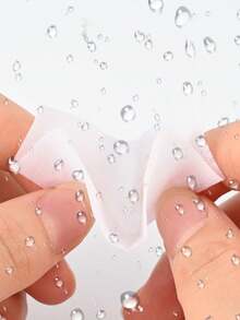 600Pcs/Bag Professional Lint Free Nail Art Gel Polish Remover Cotton Pad 5.9*4cm Nails Wipe Cotton Pads Cleaner Cleaning Cotton For Women And Girls - Multicolor - View 5