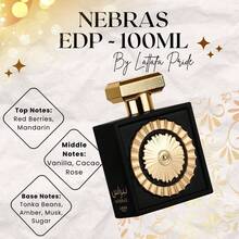 Lattafa Pride Nebras EDP - 100mL (3.4 Oz) - Best Scent For Every Occasion With Notes Of Vanilla Fragrance Perfume Sugar Scented Aroma Cologne I Got You  Vanilla - 美食調香型 - 查看 3