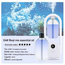 Home Premium Aroma Diffuser, Wall-Mounted USB Automatic Fragrance Diffuser, Hotel Bedroom Quiet Aroma Diffuser, Toilet Deodorizer Aroma Diffuser, Electric Air Purifier, Rechargeable, With Color Atmosphere Light - White - View 26