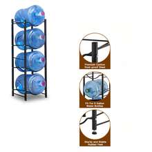 Soporte para jarra de agua de 4 niveles, ahorra espacio, resistente al óxido, para el hogar, la cocina y la oficina. - A - Ver 2