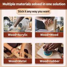 1/2/3支装木工胶，适用于实木、木饰面、木制家具维修，多用途木工胶 - 木材膠水 - 查看 6