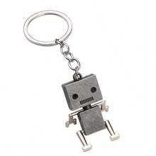 Robot Cartoon Pendant, Creative, Toy For Boys/Girls, Cute Keychain Accessory, Small Gift - Multicolor - View 6