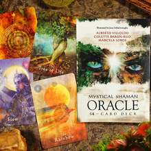 Mystical Shaman Oracle Cards(With Pdf-Guidebook)Fortune Telling Game,Halloween Gift, Christmas Gift - White - View 5