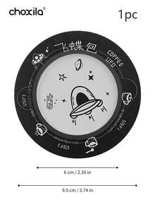 1/10/50 chiếc giấy lọc cà phê dùng một lần có quai đeo, túi lọc bột cà phê nhỏ giọt - giấy lọc đĩa bay - Xem 15