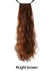 Women's Wig Short Curly Hair Ponytail Bandage Type Big Wave Short Wig Ponytail Short Ponytail Braid, Clip Type Pear Curl Medium Long Wig Braid, Natural And Lifelike. - Multicolor - View 37