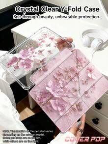 这款粉色蝴蝶花朵图案的2D平板电脑保护套,兼容苹果Air 11英寸M3(2025款)/M2(2024款)、Air第五代(2022款)、(A16)11英寸第十一代(2025款),也兼容三星Galaxy Tab平板电脑和Kindle Paperwhite第十二代(2024款)。透明背壳,时尚图案保护套,具备自动休眠和唤醒功能,气囊保护,适合作为礼物或办公用品。 - 彩色 - 查看 5