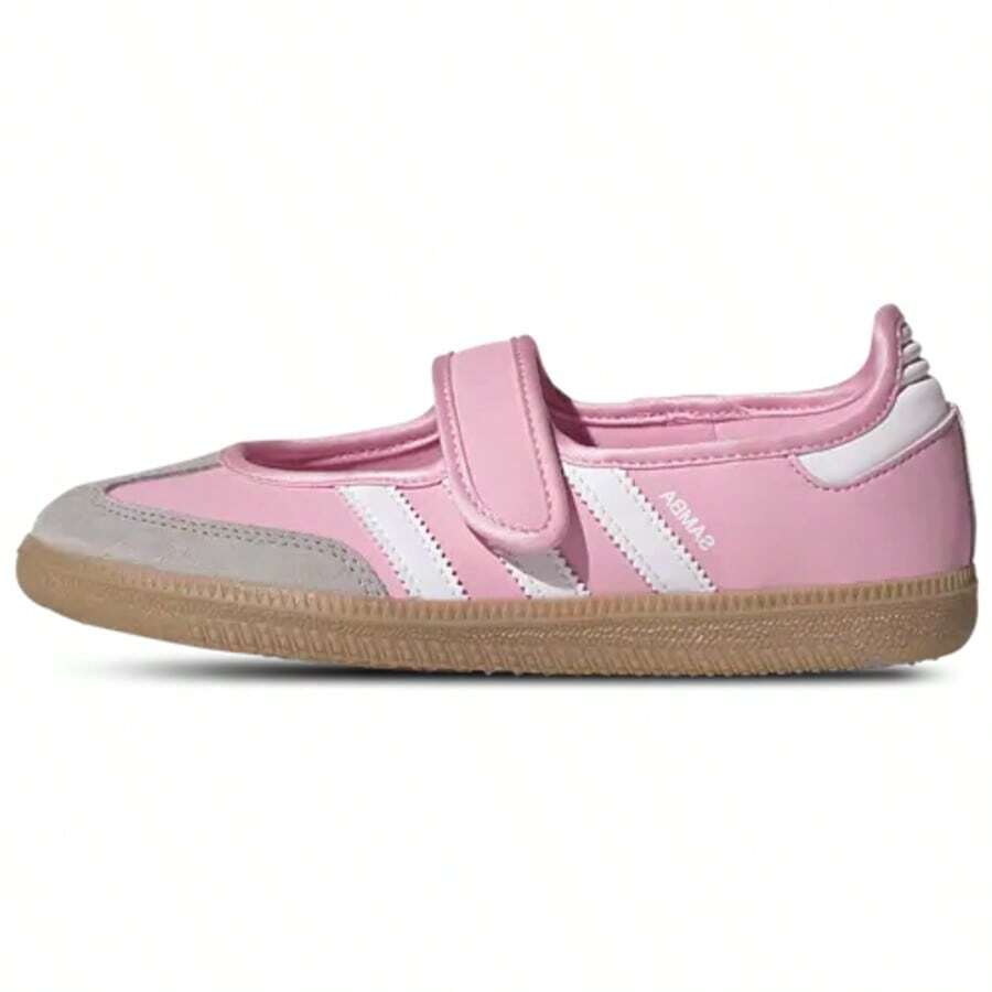 Adidas Samba Jane White Light Pink Kids JP9544 - 粉色 - 查看 1