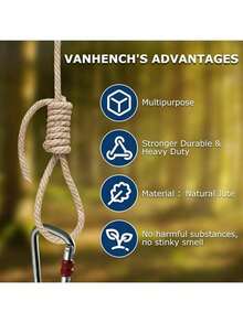 Natural Jute Rope Roll, Brown Handmade Woven Hemp Rope, Suitable For DIY Crafts, Gift Wrapping, Wedding Decoration, Macrame Weaving, Binding And Knotting, And Cat Scratching Post - Natural Hemp Rope - View 10