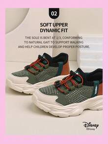 Disney 一双迪士尼授权儿童运动鞋，适合日常穿着、节日庆典、运动和户外活动。舒适、防滑、耐穿透气。（男童运动鞋、男童休闲鞋、儿童运动鞋、女童运动鞋、女童休闲鞋） - 黑色 - 查看 4