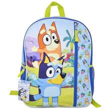 Bluey Piggybacking Bingo Nylon Blue Kids 16" School Backpack For Girls And Boys Ages 3+ - Màu xanh lam - Xem 1