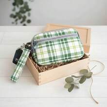 Green Gingham Wristlet Sewing Patterns, Sewing Patterns For Beginner, Reusable Bag Sewing Patterns, Easy Sewing Project, Includes HD Color Picture Instructions, Handmade Bag Sewing Patterns Set, Gift For Craft Lovers,New Fashionable Bag Template - BA0146 - View 6