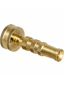 Boquilla de manguera de latón, boquilla de manguera giratoria de latón ajustable de alta resistencia, 2 piezas (3") - A-Cobre - Ver 3