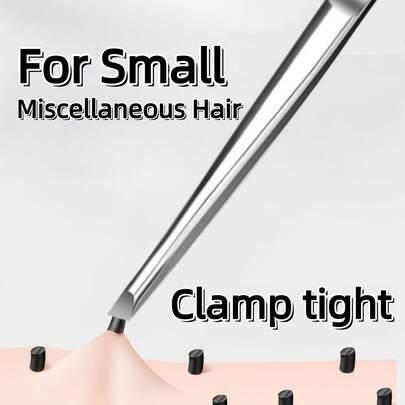 High-Quality Stainless Steel Eyebrow Tweezers Hair Removal Pliers Tweezers Special For Beard Removal Slanted Eyebrow Tweezers Hair Removal Clip Beard Clip Facial Care Tool