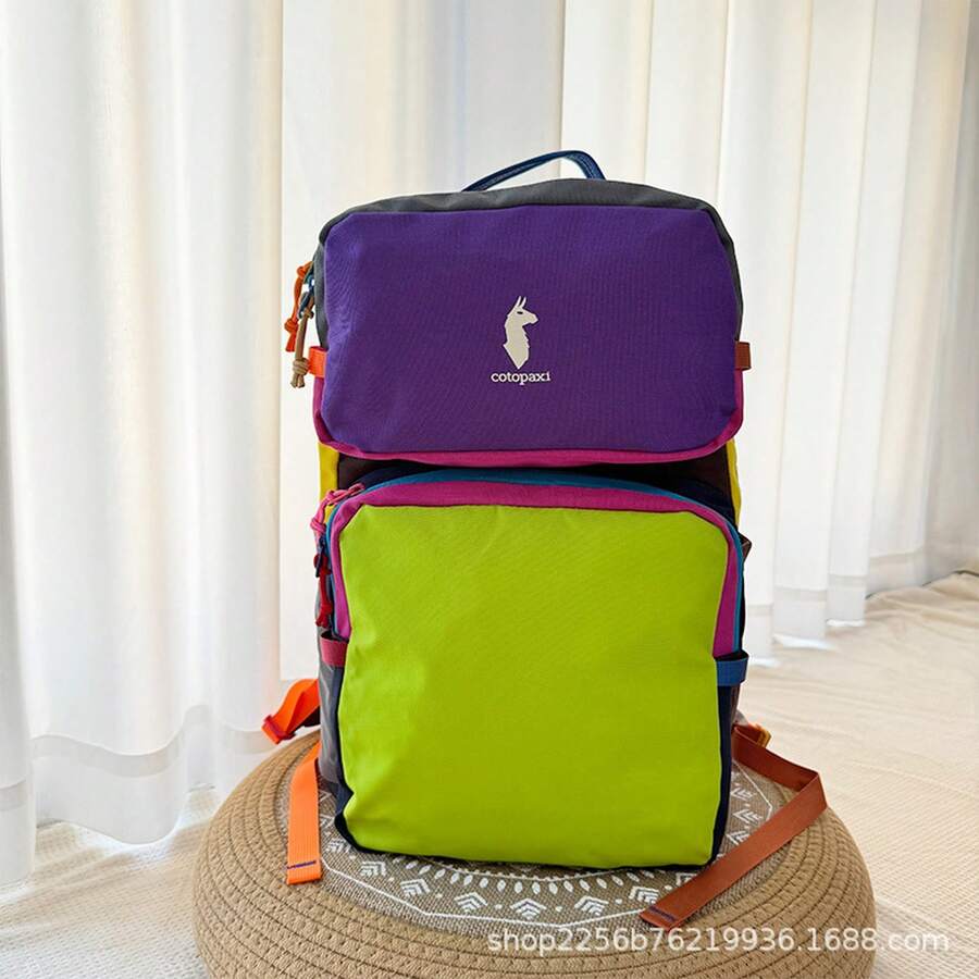Sac à dos léger pour l'extérieur - Fruits verts et violets - Voir 1