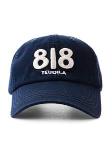 1pc Women's Adjustable Baseball Cap, Embroidered Fashionable Versatile Hat, Flattering Design - Baseball Cap - View 1