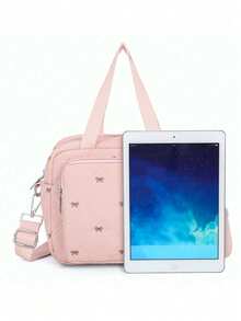 1pc INS Style Girls' Handbag, Crease-Resistant Children's Shoulder Bag, Fashion Embroidered Maternity & Baby Bag - Multicolor - View 5