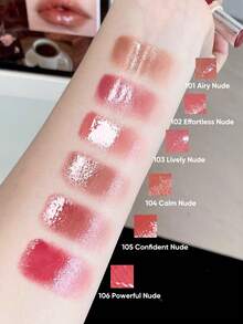 Son bóng dưỡng ẩm Judydoll Stay Shine, chứa PDRN, không gây bết dính, phiên bản giới hạn dịp năm mới. - 101 Airy Nude - Xem 4