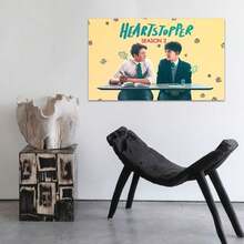 1 pieza Póster de la Temporada 2 de Happy Fun, 1 pieza Bandera de impresión digital, Adecuado para decoración de pared interior del hogar y el garaje, publicidad exterior, bandera de tela colgante para fiesta festiva con anillos de metal - Multicolor - Ver 4