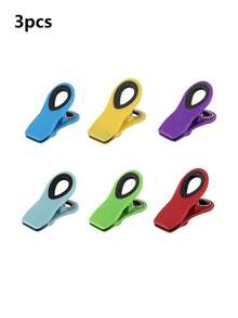 Multipurpose Food Storage Bag Clips, Airtight Sealing Clips For Plastic Bags And Snack Bags, Kitchen Organization And Storage, Fridge Moisture-Proof Magnetic Sealing Clips, Simple Versatile Sealing Clips - Multicolor - View 8